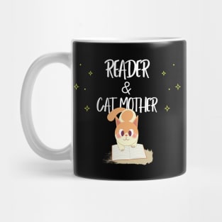 Reader and Cat Mother Mug